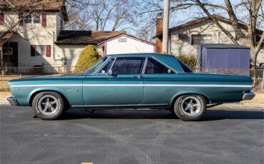 Plymouth-2-dr-coupe-1965-Dark-Turquoise-Turquoise-1