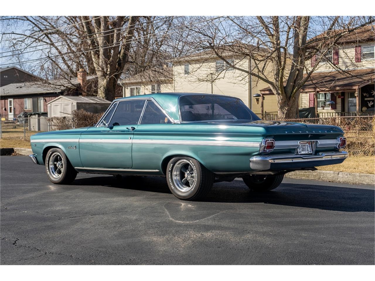 Plymouth-2-dr-coupe-1965-Dark-Turquoise-Turquoise-11