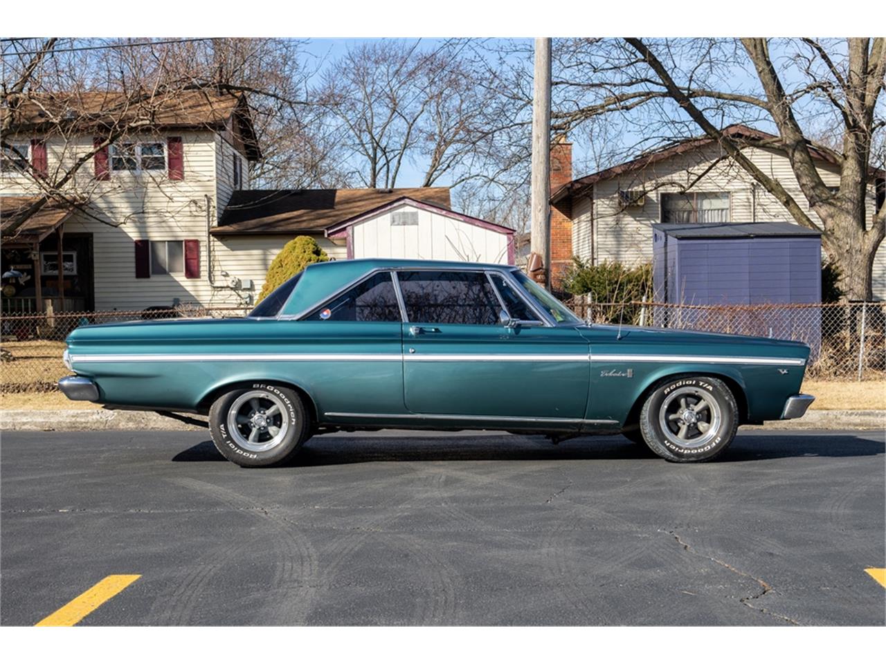 Plymouth-2-dr-coupe-1965-Dark-Turquoise-Turquoise-13