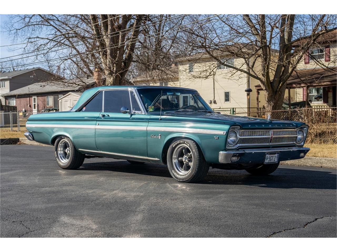 Plymouth-2-dr-coupe-1965-Dark-Turquoise-Turquoise-14