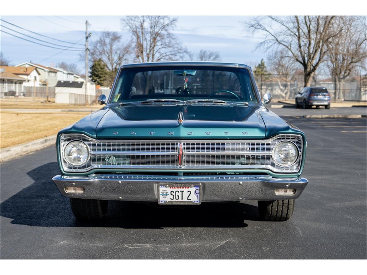Plymouth-2-dr-coupe-1965-Dark-Turquoise-Turquoise-15