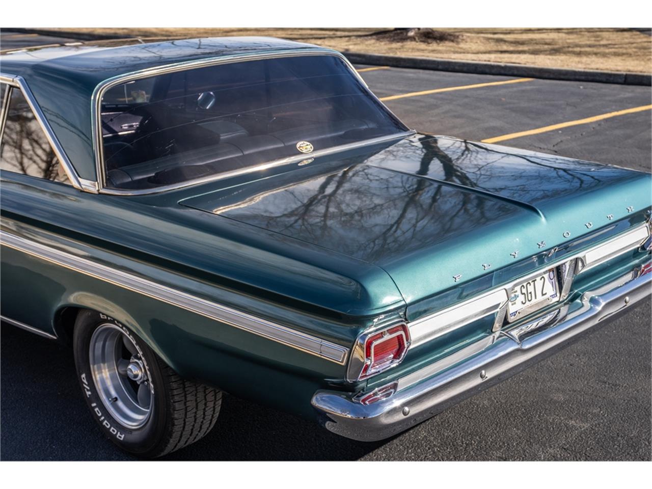 Plymouth-2-dr-coupe-1965-Dark-Turquoise-Turquoise-27