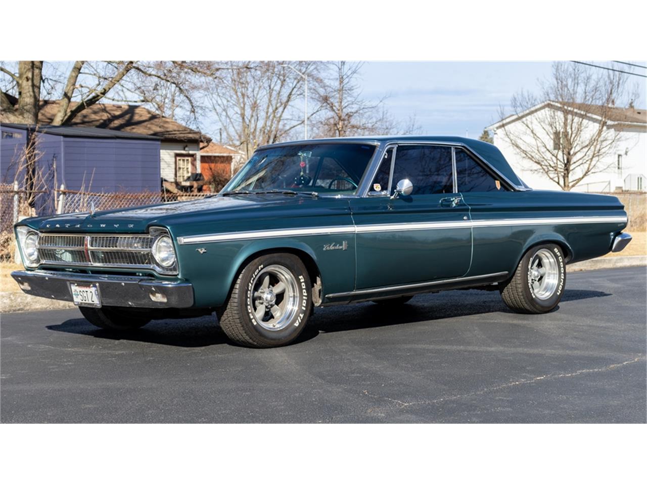 Plymouth-2-dr-coupe-1965-Dark-Turquoise-Turquoise-69