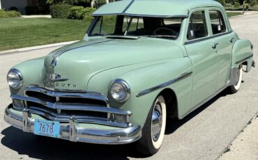 Plymouth-4-dr-sedan-1950-Channel-Green-Grey-9