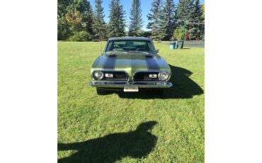 Plymouth-Barracuda-1969-Green-Green-1