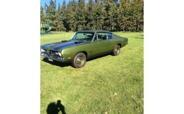 Plymouth-Barracuda-1969-Green-Green-14