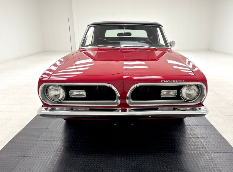 Plymouth-Barracuda-1969-Scorch-Red-Black-9