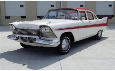 Plymouth-Belvedere-1958-White-and-Red-Red