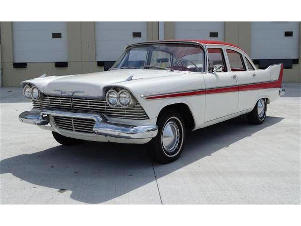 Plymouth-Belvedere-1958-White-and-Red-Red