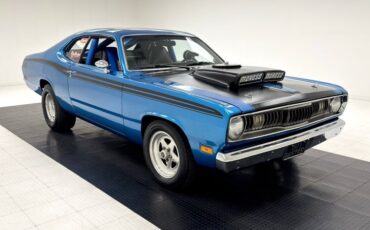 Plymouth-Duster-1971-Bright-Blue-Metallic-Black-14