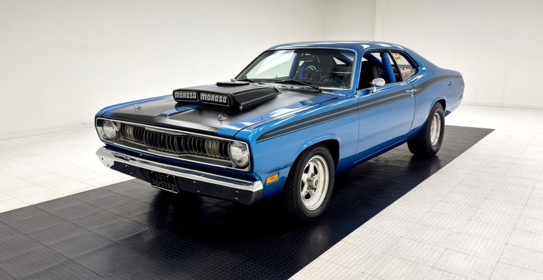 Plymouth-Duster-1971-Bright-Blue-Metallic-Black-27