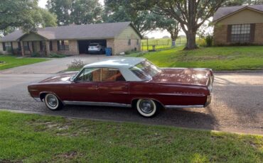 Pontiac-Bonneville-1964-Maroon-Maroon-1