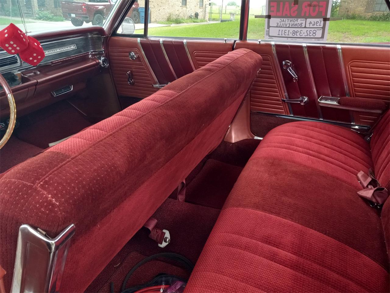 Pontiac-Bonneville-1964-Maroon-Maroon-13