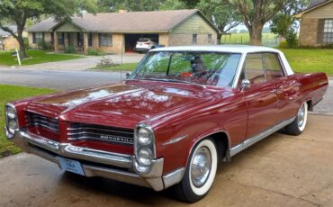 Pontiac-Bonneville-1964-Maroon-Maroon-8
