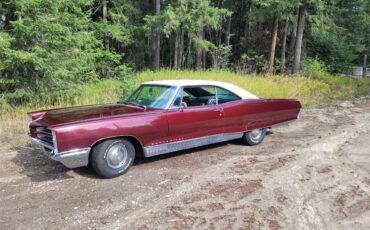 Pontiac-Bonneville-1966-Burgundy-black-1