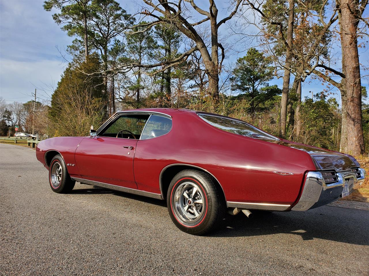Pontiac-Gto-1969-Burgundy-red-Black-21