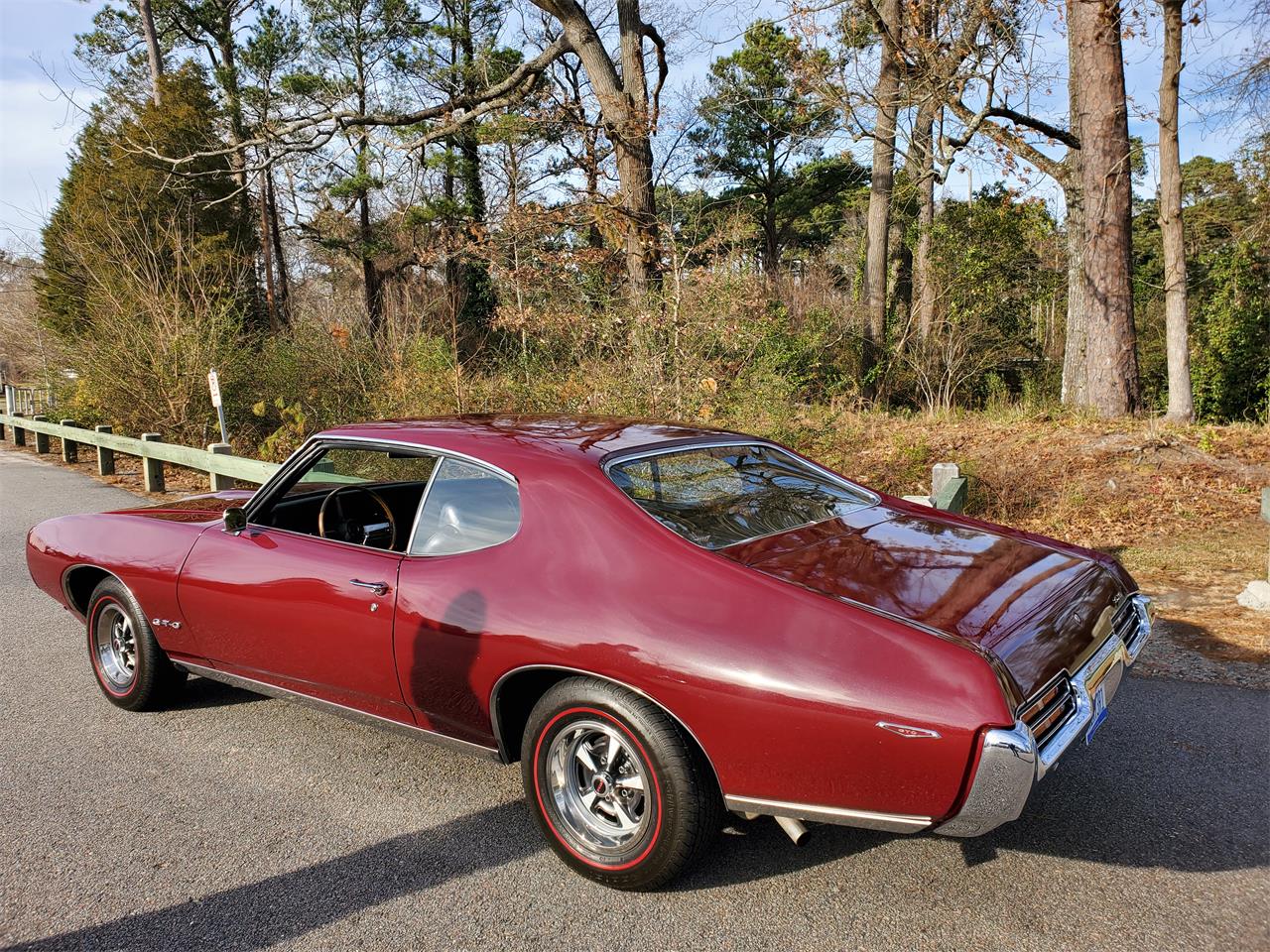Pontiac-Gto-1969-Burgundy-red-Black-22