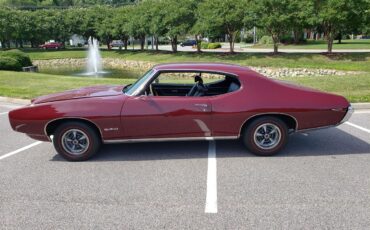Pontiac-Gto-1969-Burgundy-red-Black