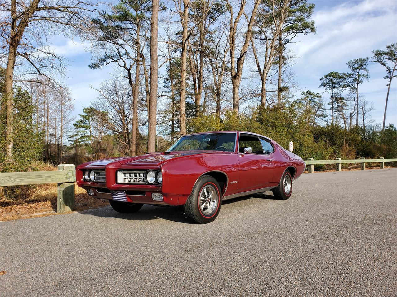 Pontiac-Gto-1969-Burgundy-red-Black-5