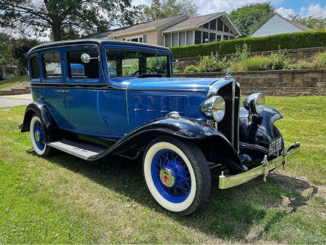 Pontiac-Other-1932-Blue-Gray-Cloth-4