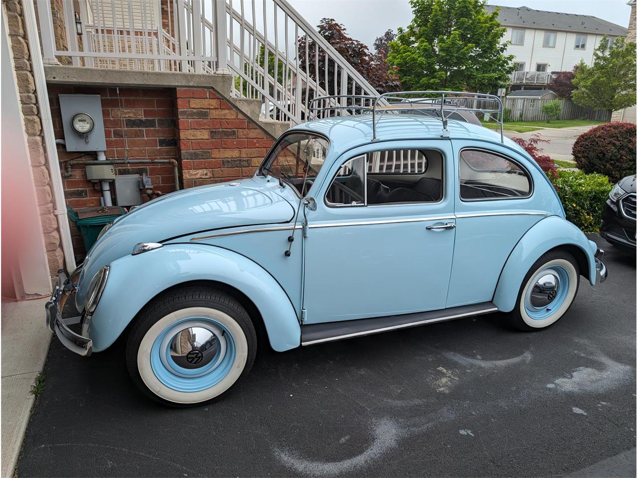 Volkswagen-Beetle-1960-Blue-Black