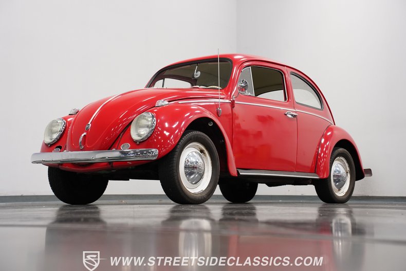 Volkswagen-Beetle-1962-Red-Beige-19
