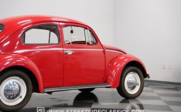 Volkswagen-Beetle-1962-Red-Beige-26