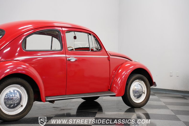 Volkswagen-Beetle-1962-Red-Beige-26