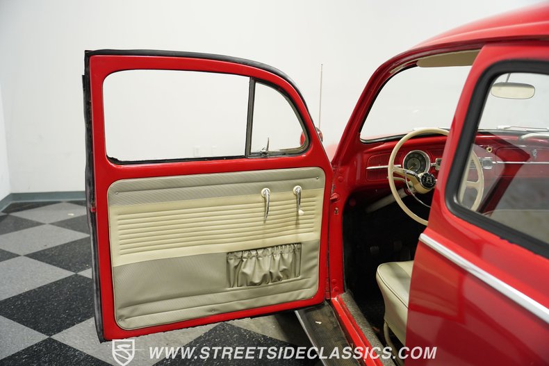 Volkswagen-Beetle-1962-Red-Beige-35
