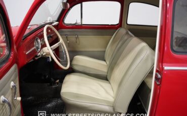Volkswagen-Beetle-1962-Red-Beige-37