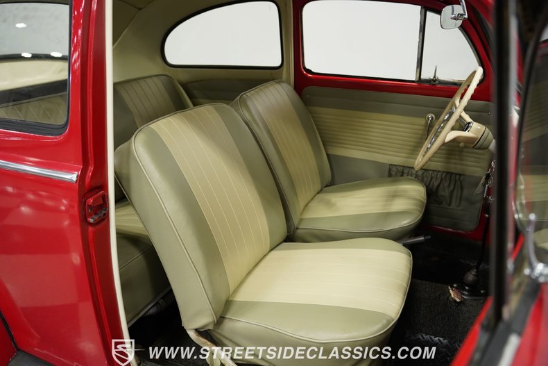 Volkswagen-Beetle-1962-Red-Beige-45