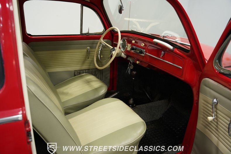 Volkswagen-Beetle-1962-Red-Beige-46