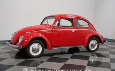Volkswagen-Beetle-1962-Red-Beige-5
