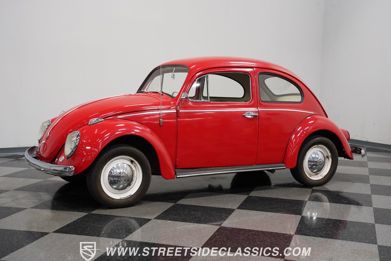 Volkswagen-Beetle-1962-Red-Beige-5