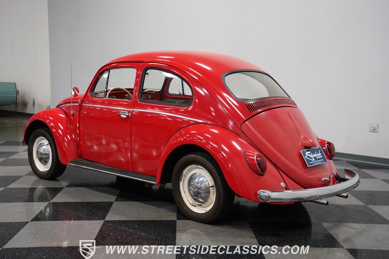Volkswagen-Beetle-1962-Red-Beige-8