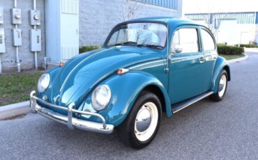 Volkswagen-Beetle-1966-Blue-White