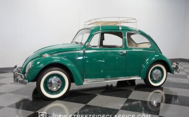 Volkswagen-Beetle-1966-Green-Black-10