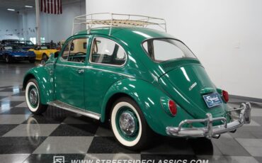 Volkswagen-Beetle-1966-Green-Black-13