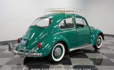 Volkswagen-Beetle-1966-Green-Black-17