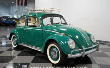 Volkswagen-Beetle-1966-Green-Black-21