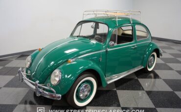Volkswagen-Beetle-1966-Green-Black-25