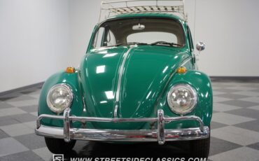 Volkswagen-Beetle-1966-Green-Black-26
