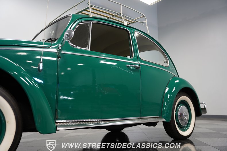Volkswagen-Beetle-1966-Green-Black-27