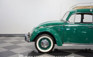 Volkswagen-Beetle-1966-Green-Black-28