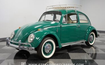 Volkswagen-Beetle-1966-Green-Black-3