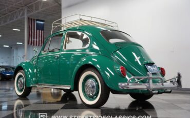 Volkswagen-Beetle-1966-Green-Black-30