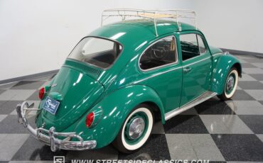 Volkswagen-Beetle-1966-Green-Black-33