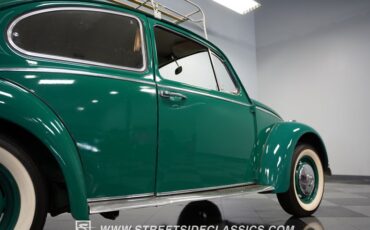 Volkswagen-Beetle-1966-Green-Black-35