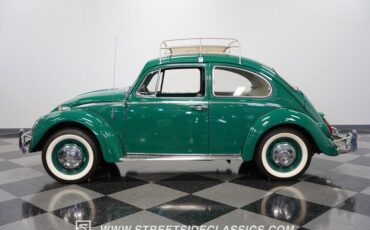 Volkswagen-Beetle-1966-Green-Black