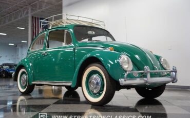 Volkswagen-Beetle-1966-Green-Black-38